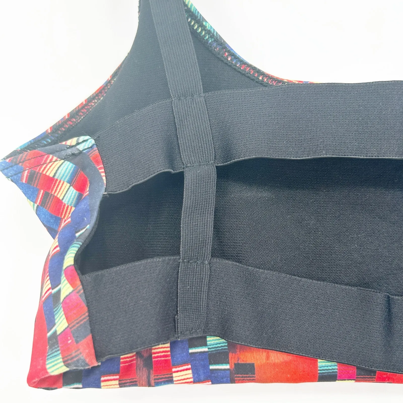 ONZIE‎ Womens Boho Printed Wide Elastic Hot Yoga Athletic Sports Bra Size M/L - Image 4