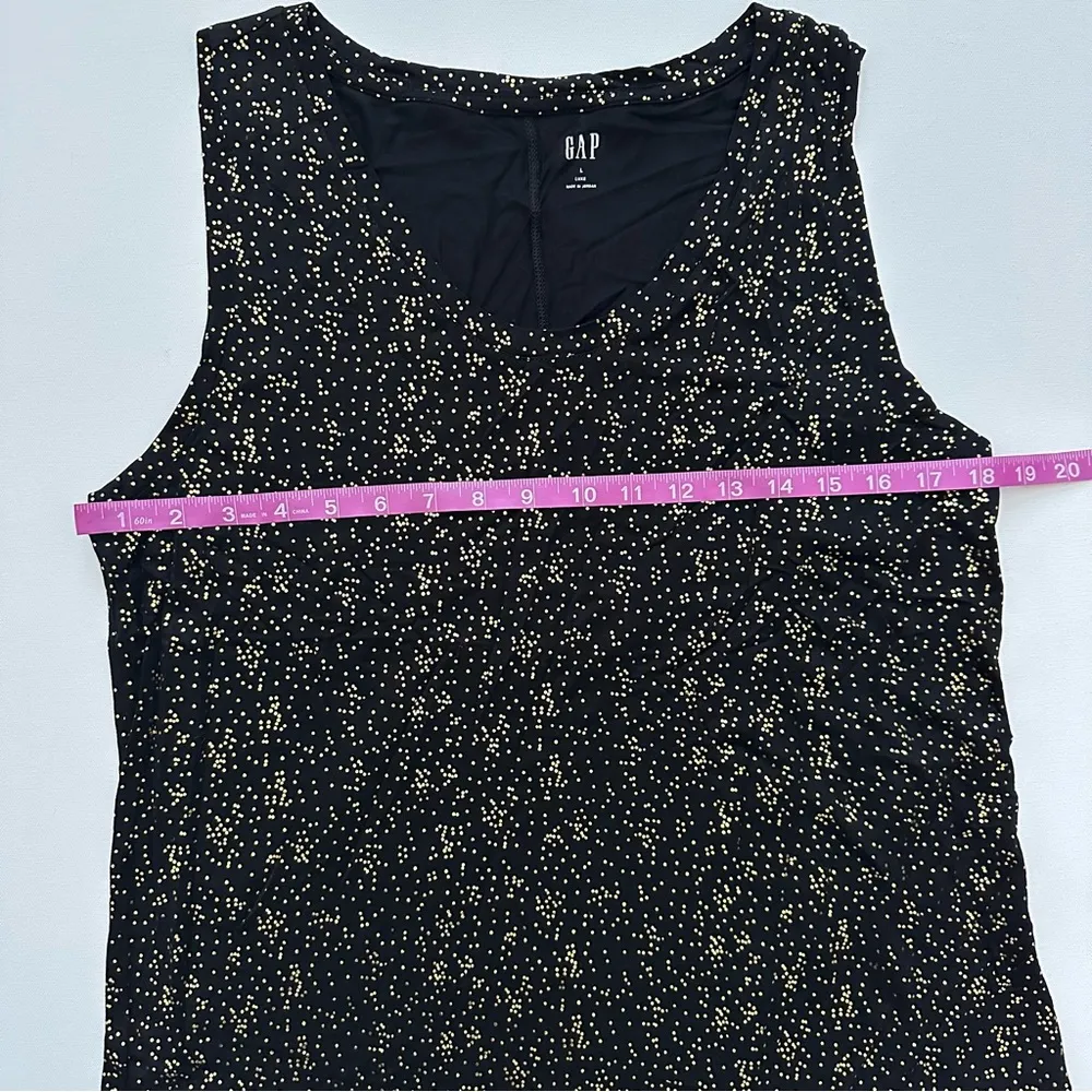 Gap Black Sleeveless Top Size L Women - Image 6
