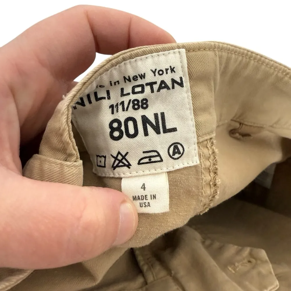 Nili Lotan Women’s Cropped Military Pants in Desert Sand Size 4 Tan - Image 13