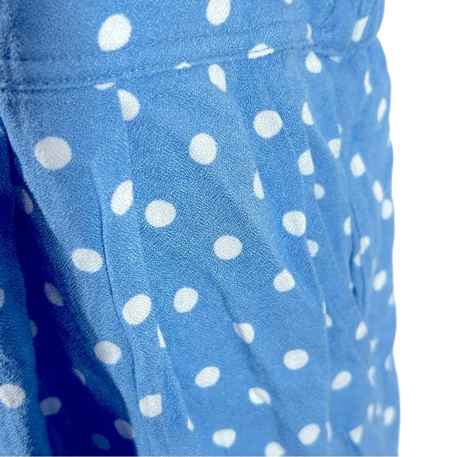 Torrid Blue Polka Dot Wide-Leg Jumpsuit Size 1X – Chic & Flowy - Image 8