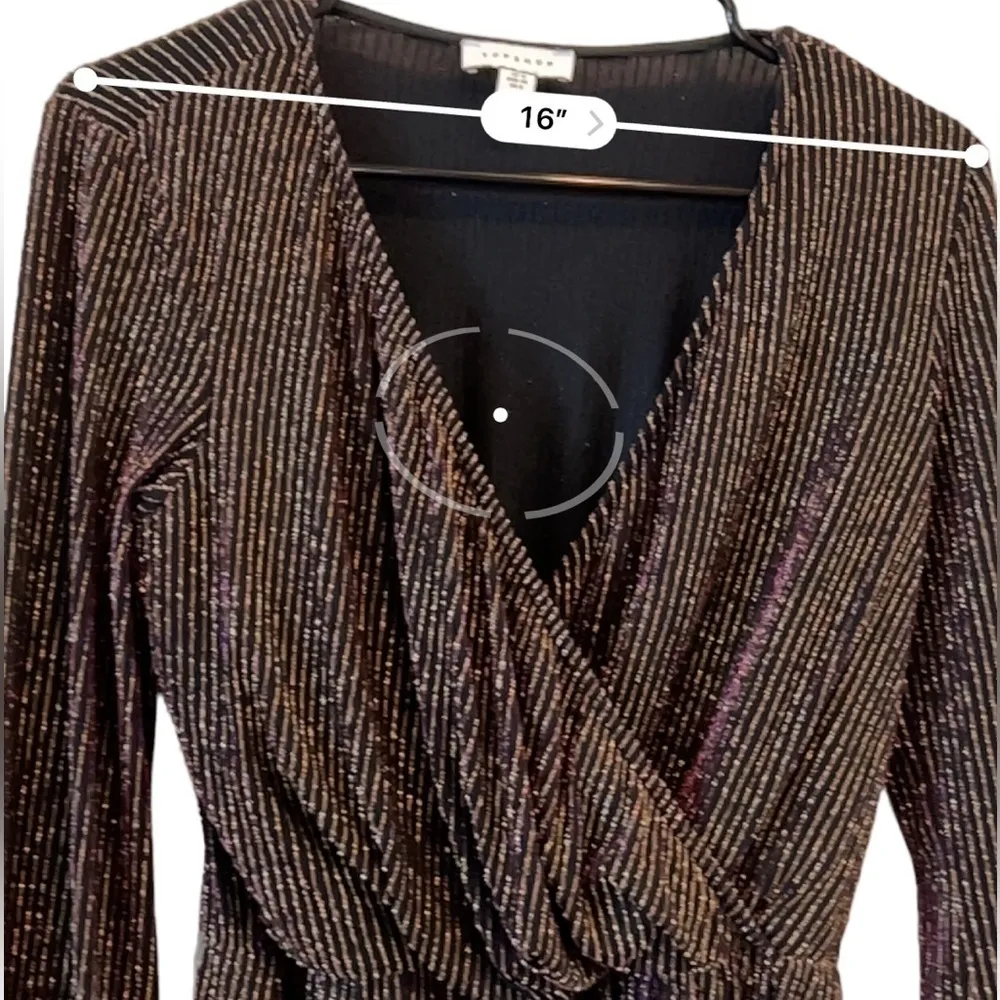 Topshop‎ size 8 dressy top - Image 4