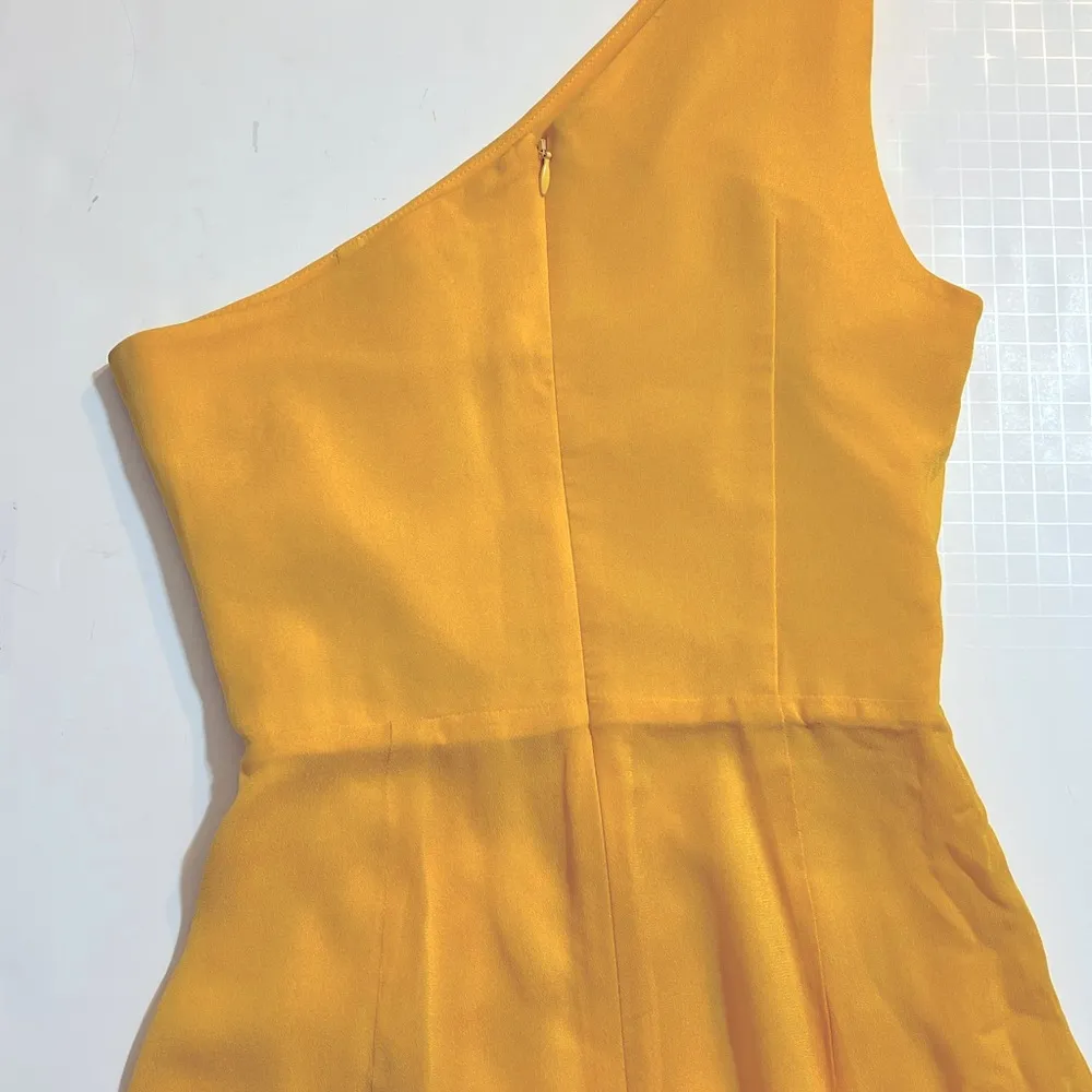 NWT SAU LEE Helene Dress in Canary Yellow, size US 0 - Image 7