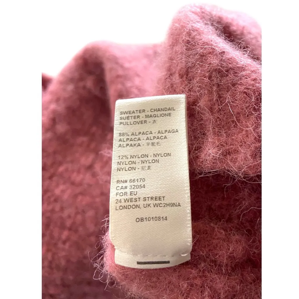 Free People Cropped Sweater Pink Size S - Image 4