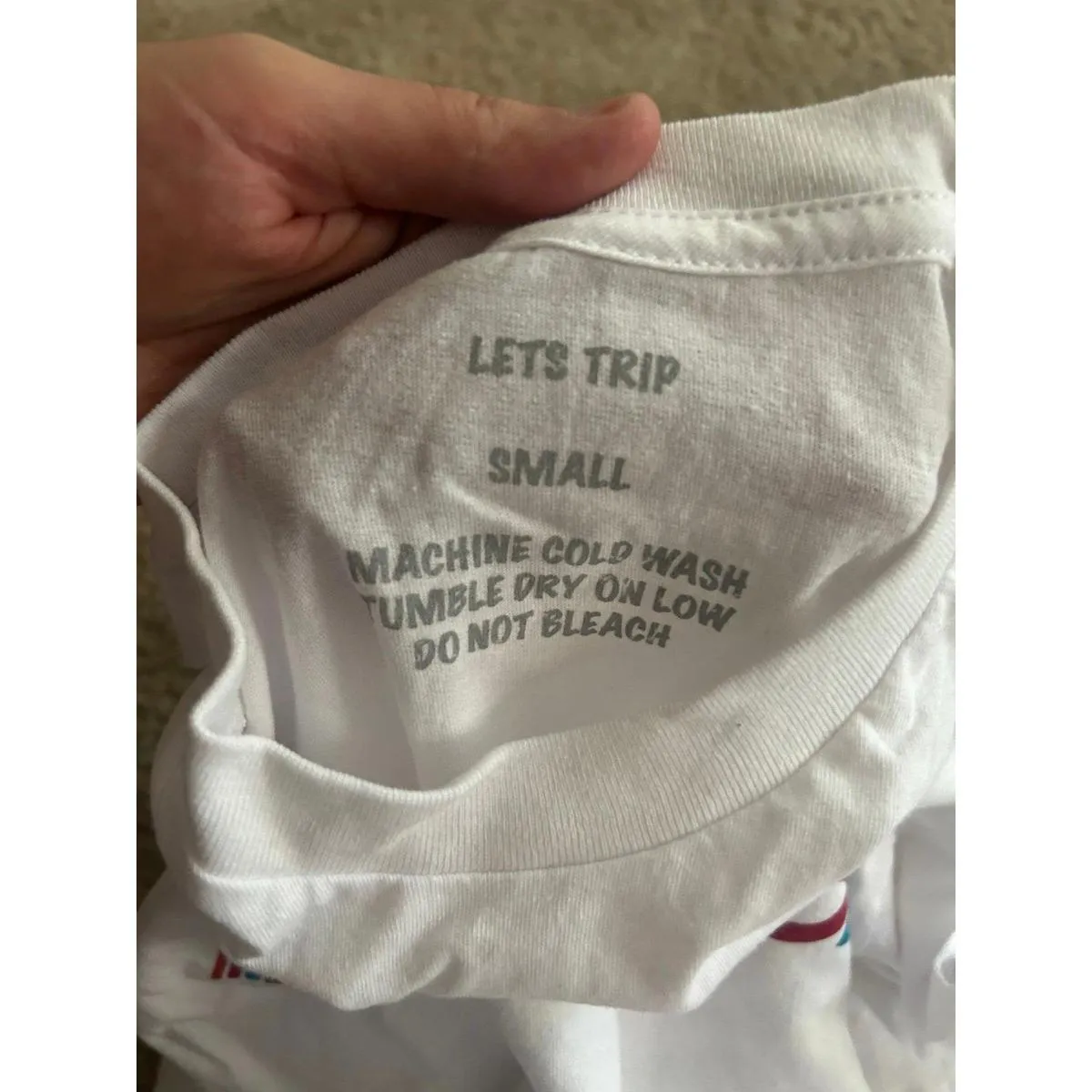 ab8 Junior size large top white shirt T - Image 3