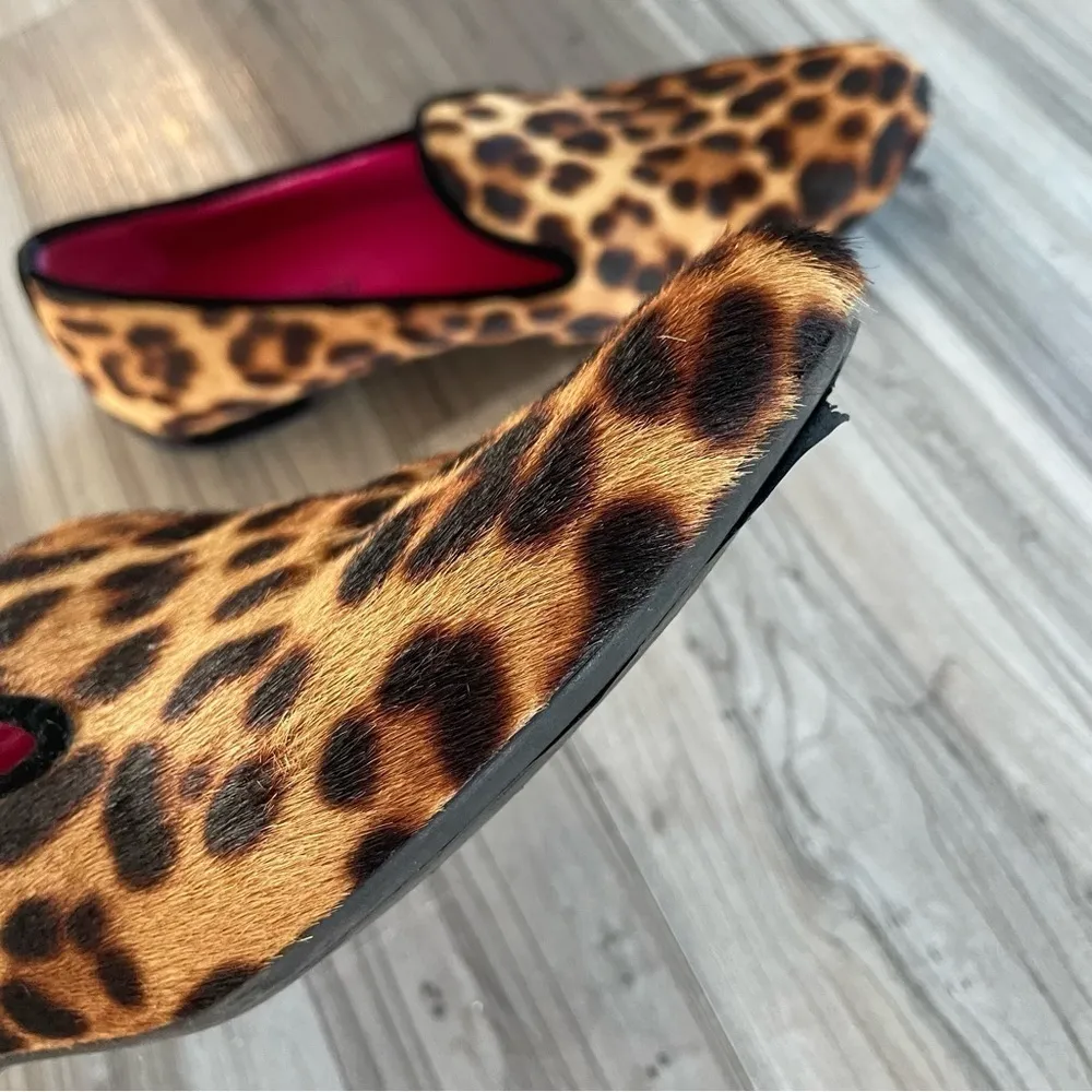 ALBERTO GOZZI Designer Leather Flat Dressy Shoes Size 7.5 - Image 4