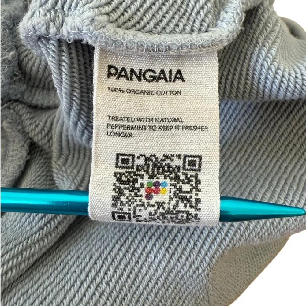 PANGAIA Organic Cotton Shorts in Pale Blue Size Small - Image 6