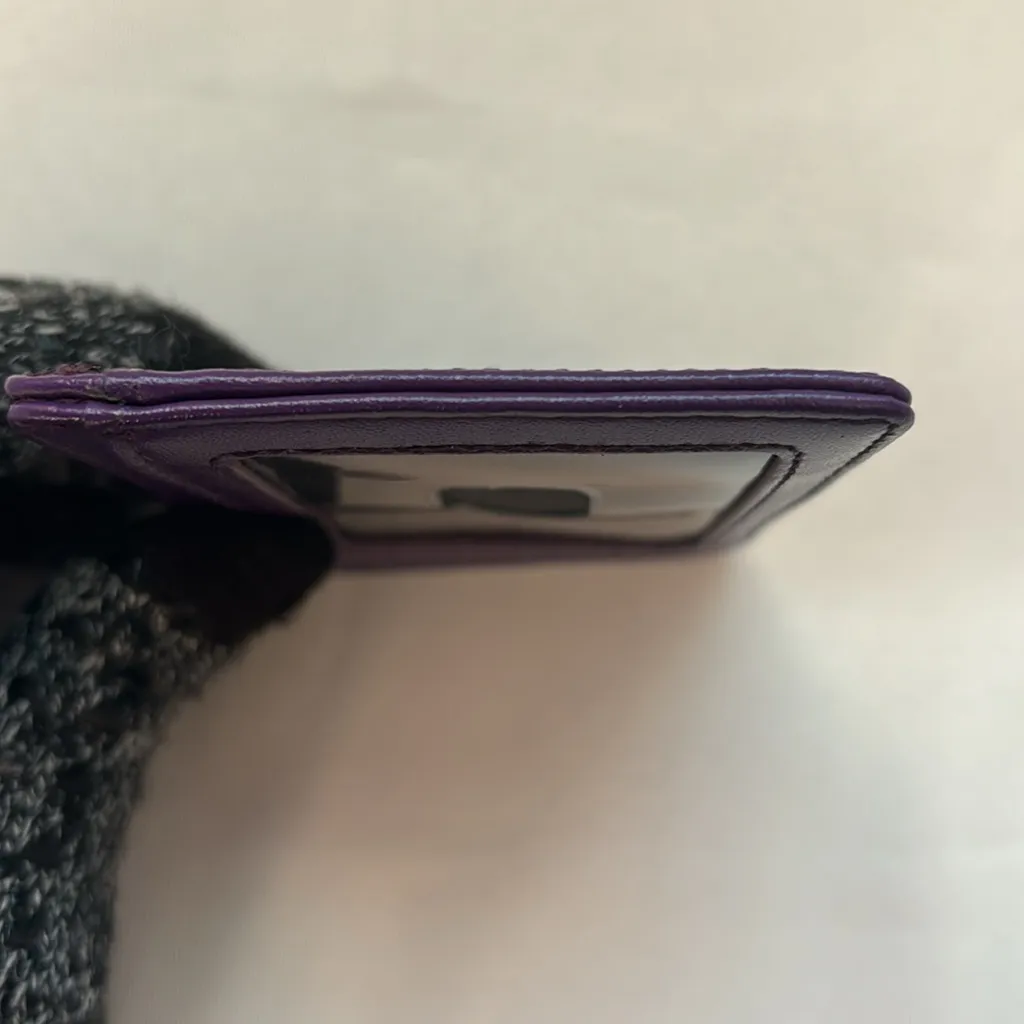 Gold Horse Card Holder – Purple – EUC - Image 7