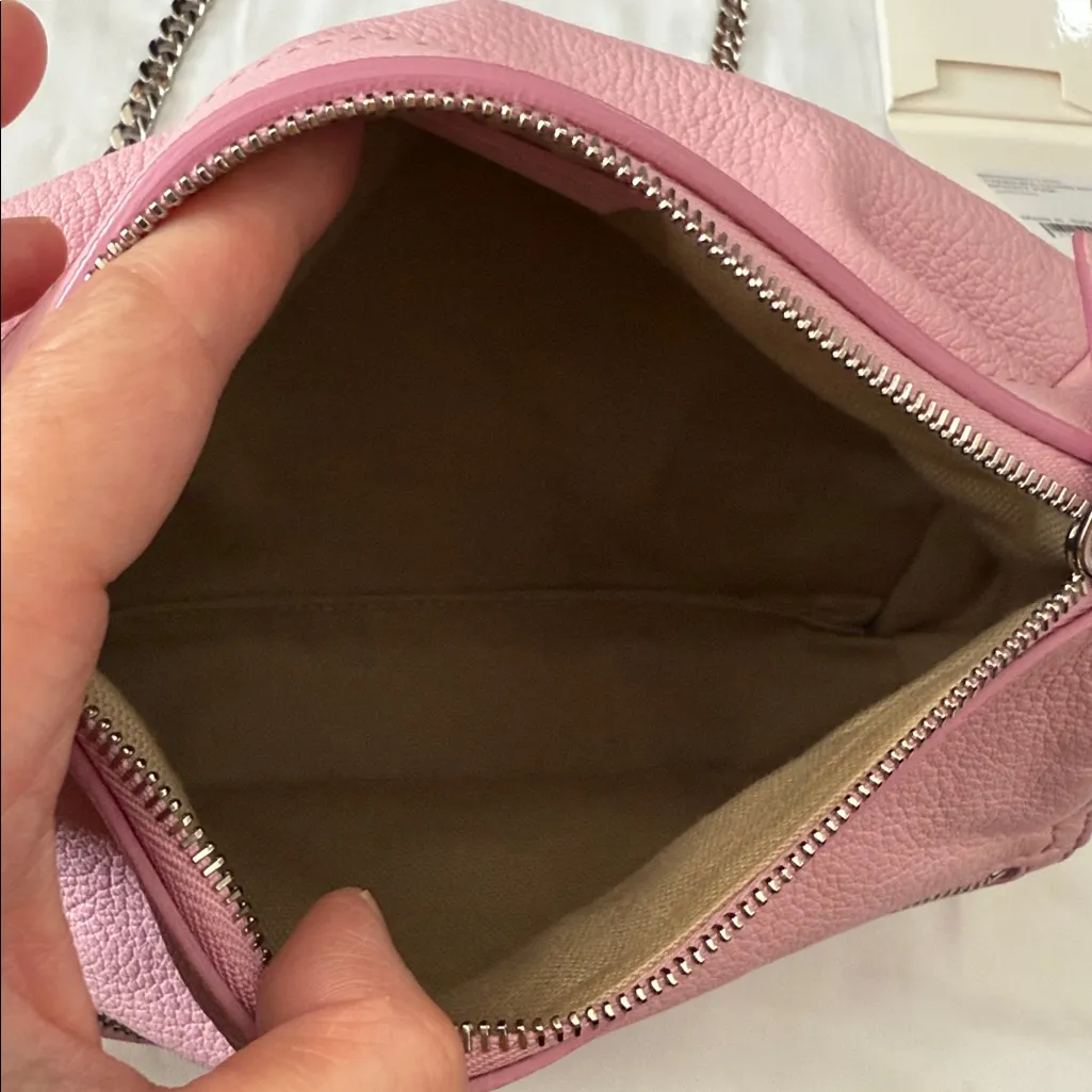 Givenchy Mini Pandora Pink Crossbody Bag with Chain Strap - Image 5
