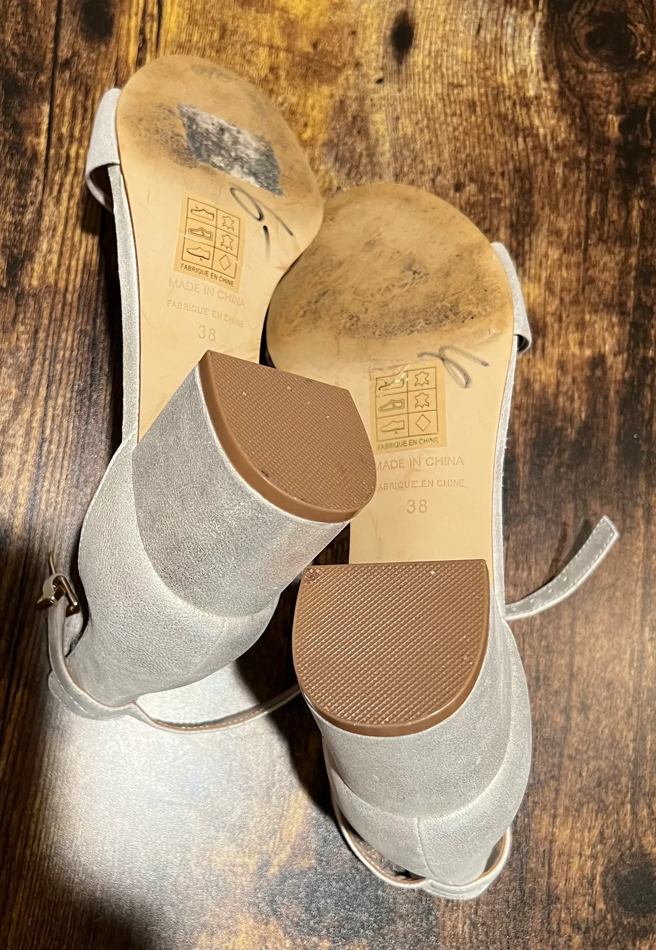 Free People | ladies MARIGOLD block heel shoes. Size: EUR 38 - Image 5