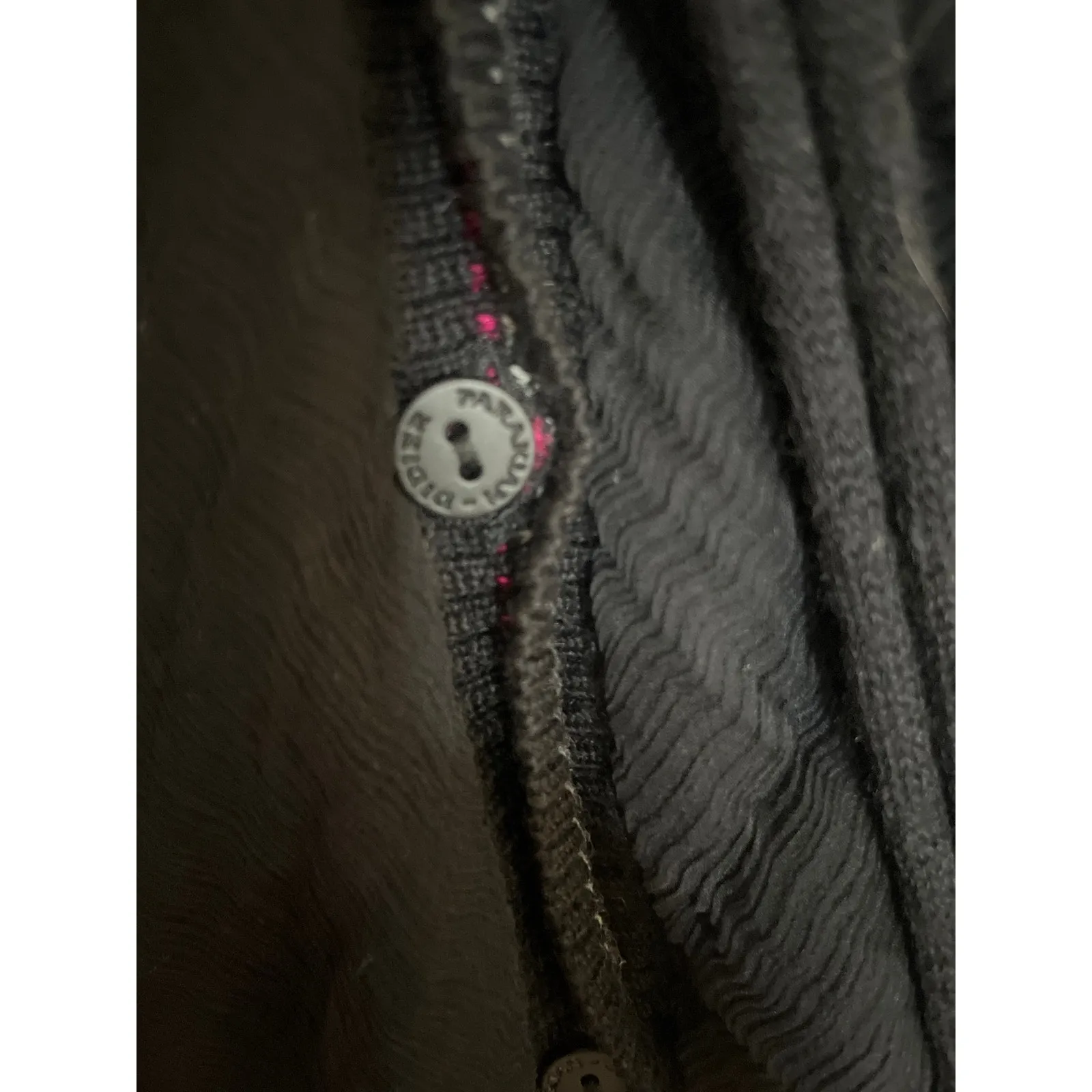 Vintage French Designer DIDIER PARAKIAN Embellished Cardigan Wool Silk Small S Black - Image 5