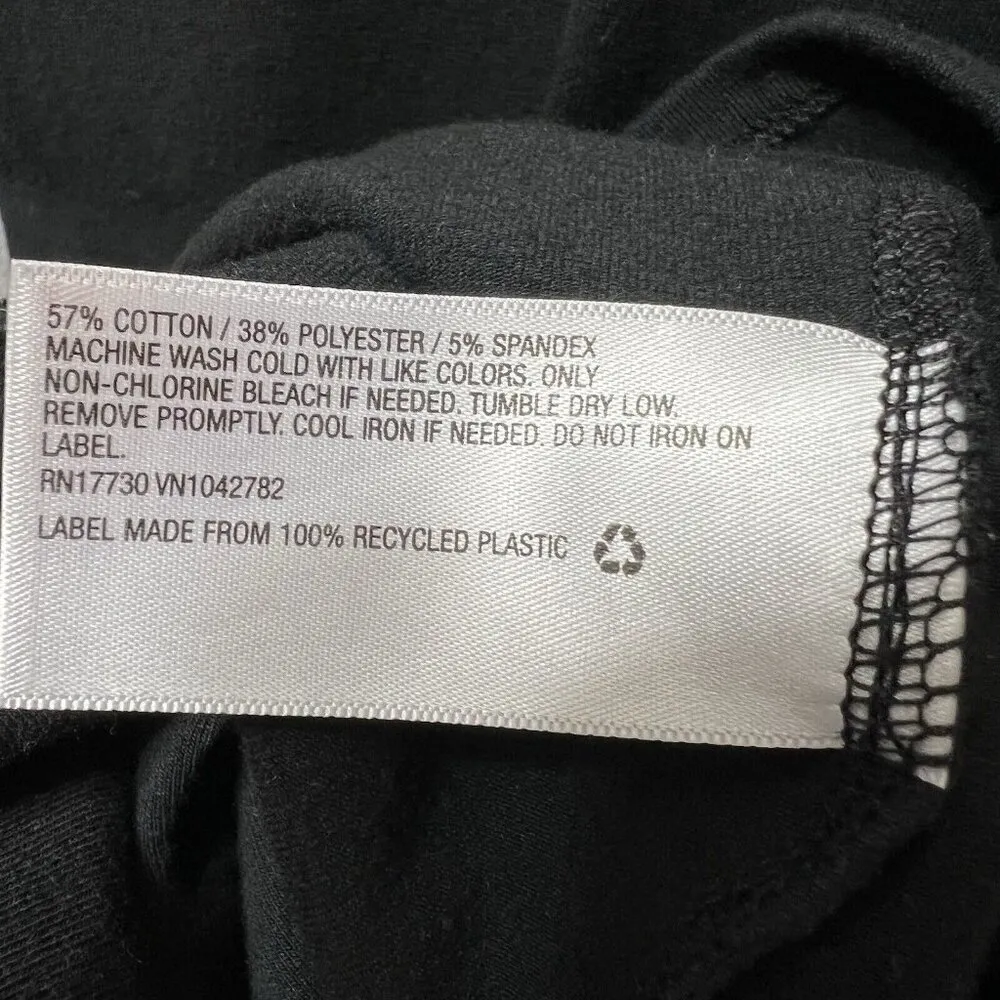 Isabel Maternity Dress XS Black Tank Midi Ruched Sides Sleeveless Stretchy Comfy Size undefined - Image 7