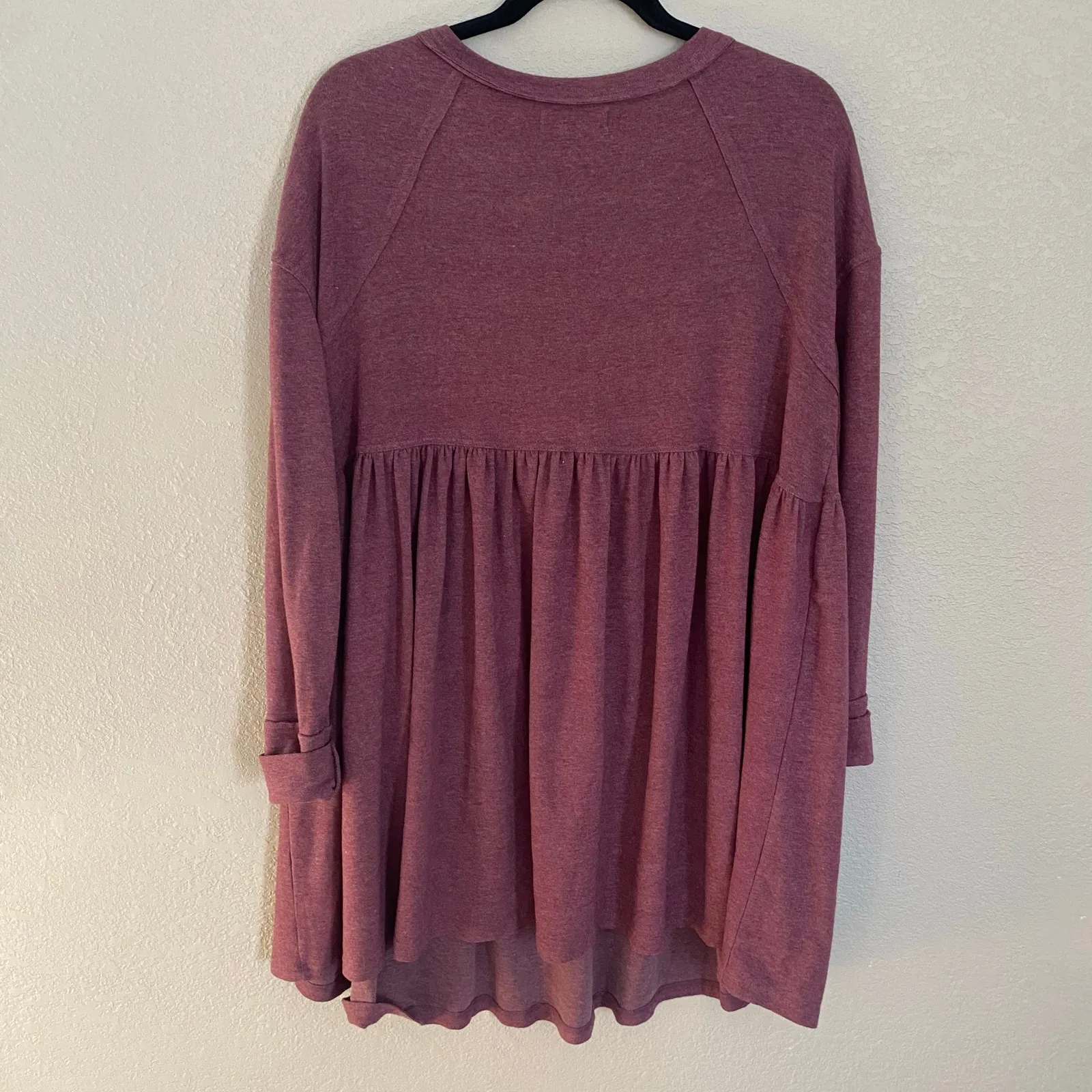 Natural Life Purple Long Sleeve Babydoll Mini Dress Women's size Small / Medium - Image 5