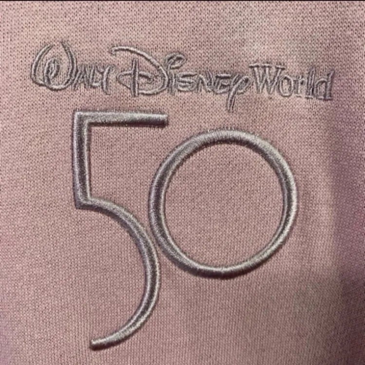Disney parks iridescent sequin embroidered 50th anniversary spirit jersey M NWT - Image 5