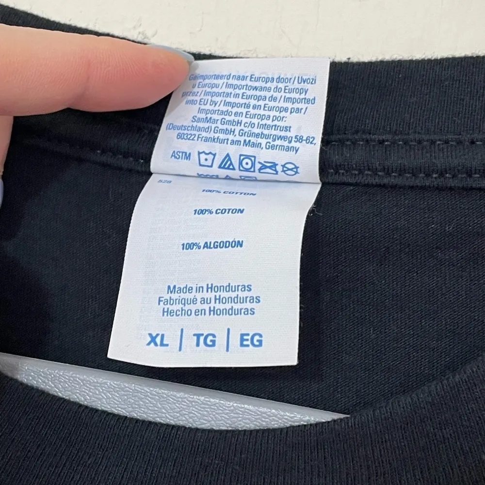 Port & Company Black Karma Cat Graphic T - Image 5