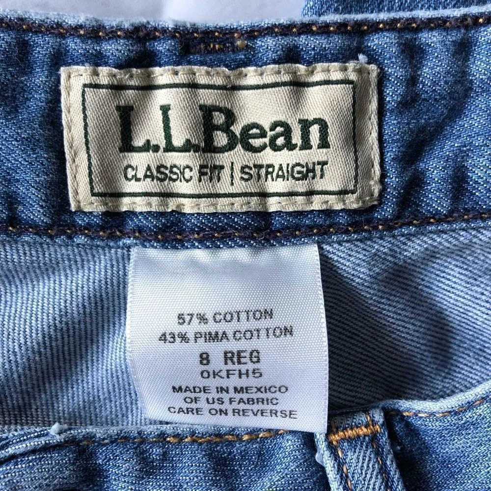 LL Bean Jean Classic Fit Capris (NOTE:READ FLAW) - Image 7