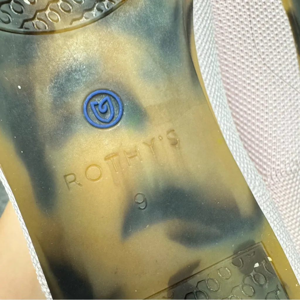 Rothy's Round Toe Slip On Knit Ballet Flats Light Pale Pink 9 - Image 14