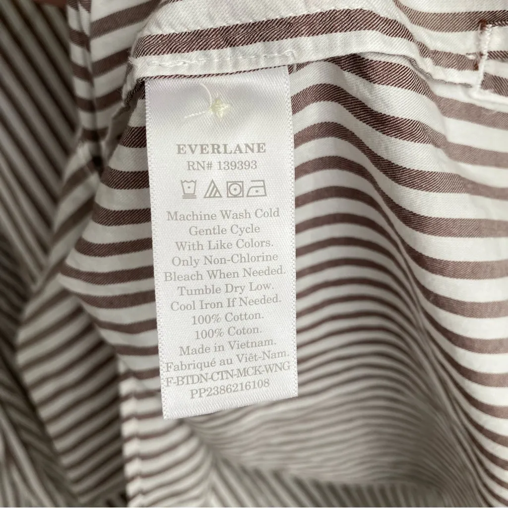 NWT Everlane Cotton Wing Sleeve Mockneck Top - Image 4