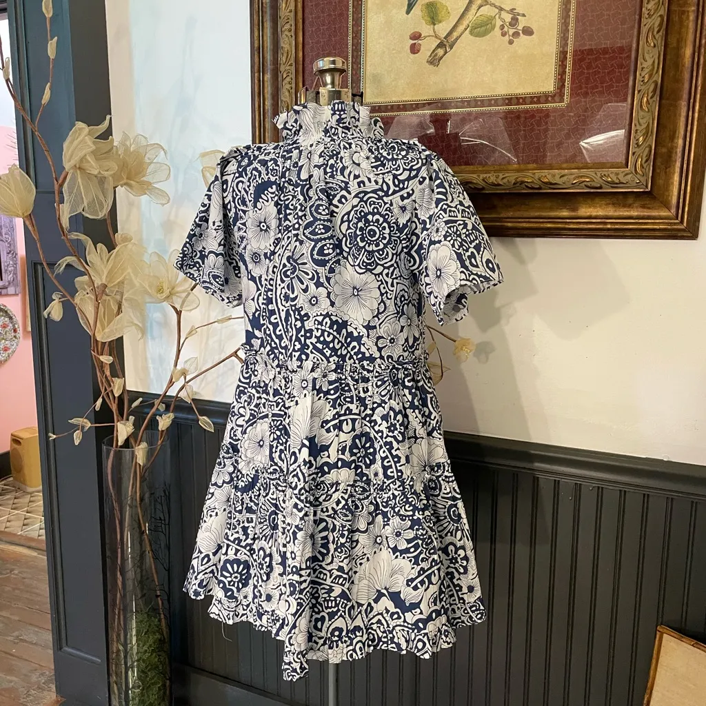 Hyacinth House Tuckernuck Thea Tiered Floral Mini Dress - Image 9