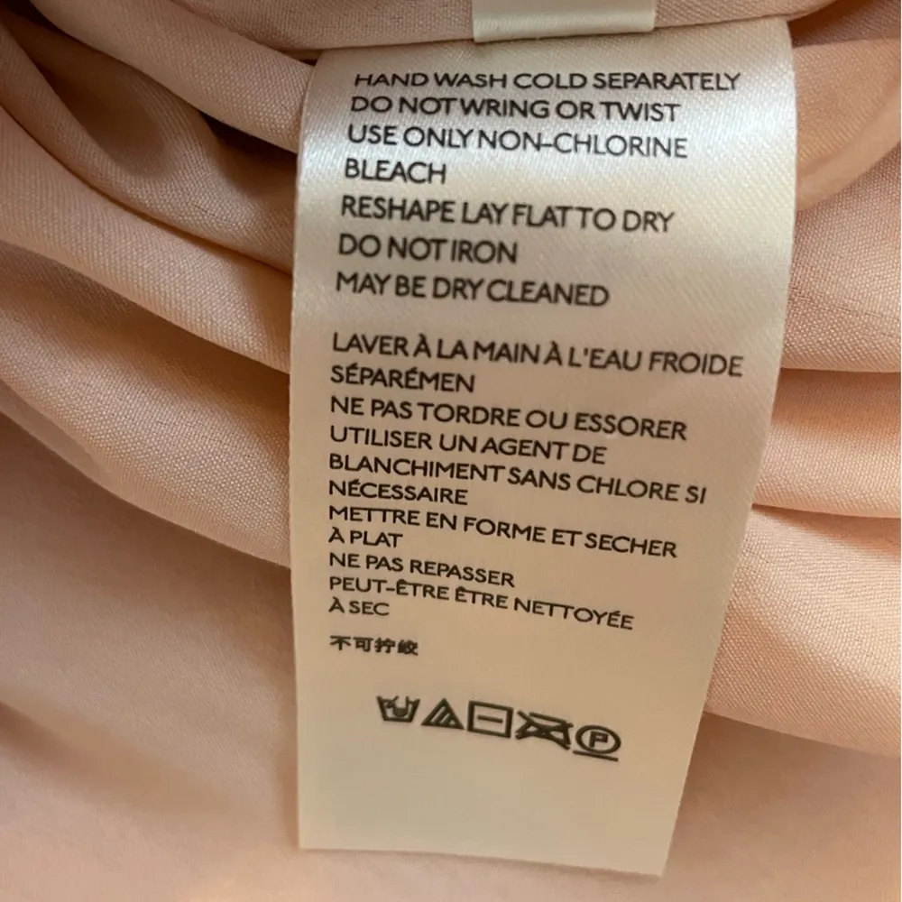 ANTHROPOLOGIE Amelie Beaded Cami in Pink Peach Sequin Peplum Tank Top Size 2 - Image 13