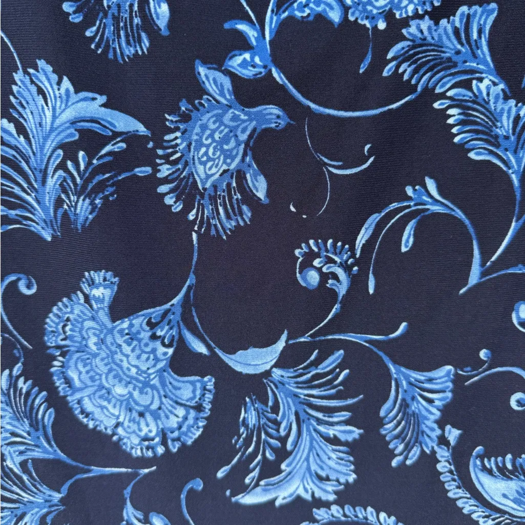 Harper Rose Navy Multi Floral Long Dress Women's Size 10 New NWT Church Blue - Image 9