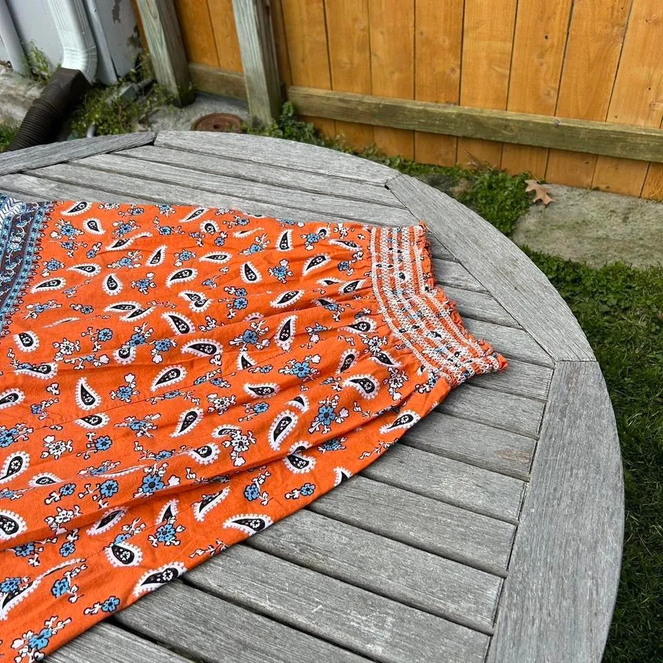 Vintage Y2K, orange fairy‎ skirt by planet gold size medium - Image 7
