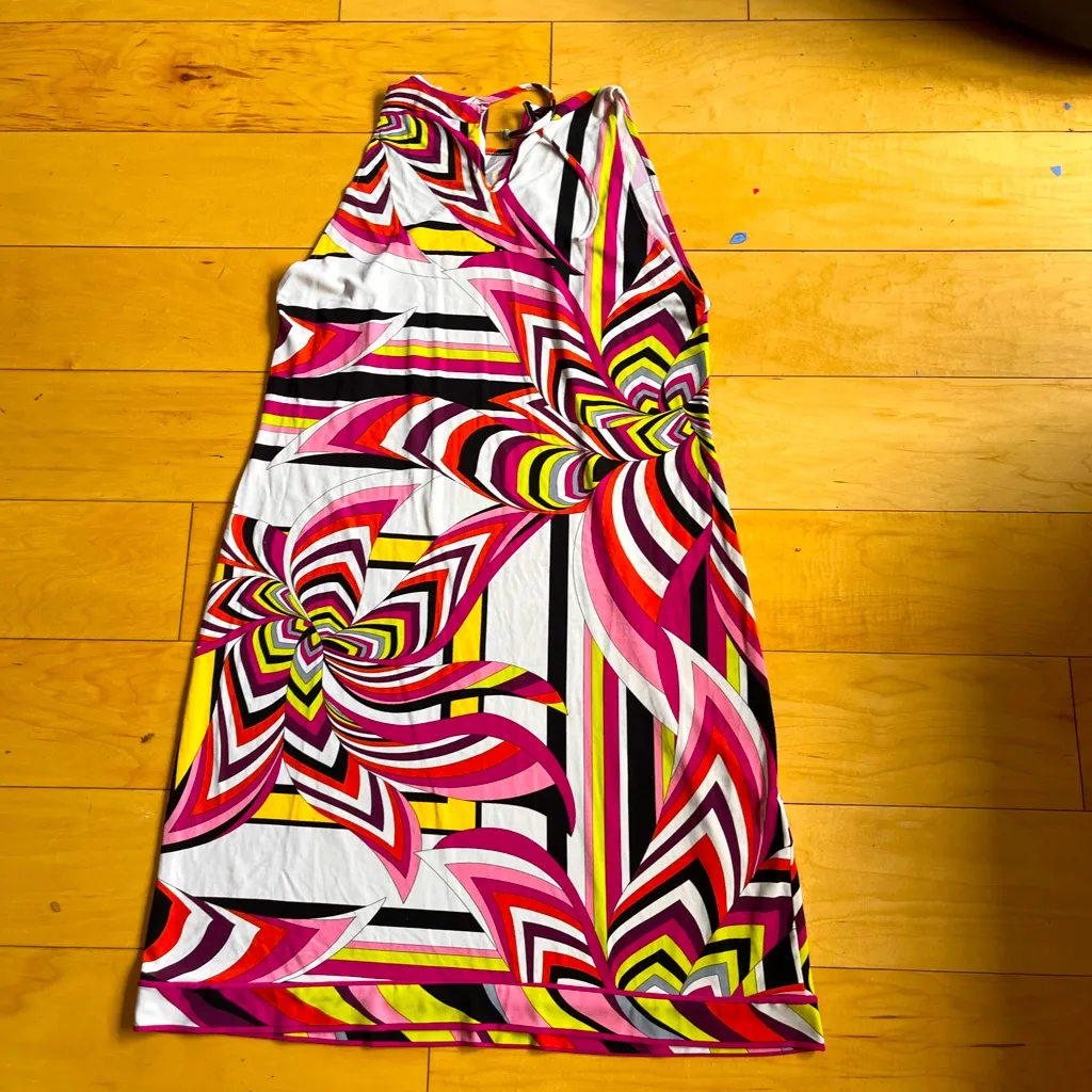 Italian Made Dress Domani size medium Pink - Image 4