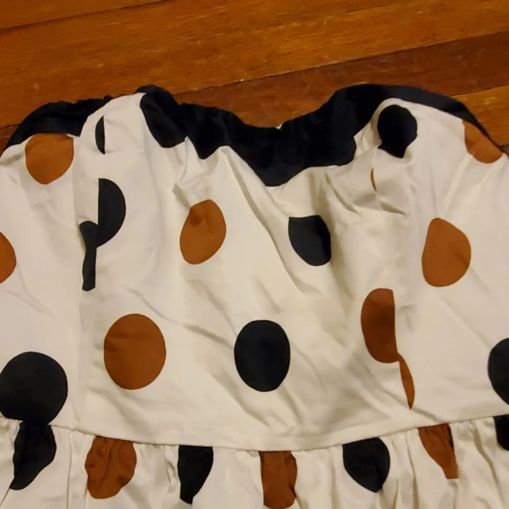 The Limited Womens Polka Dot Strapless Party Dress, Sz 6 - Image 2