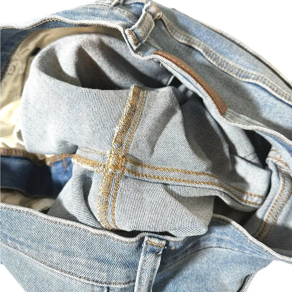 Madewell 10" High-Rise Skinny Ankle Crop Denim Jeans Horne Wash Light Blue 30 - Image 10