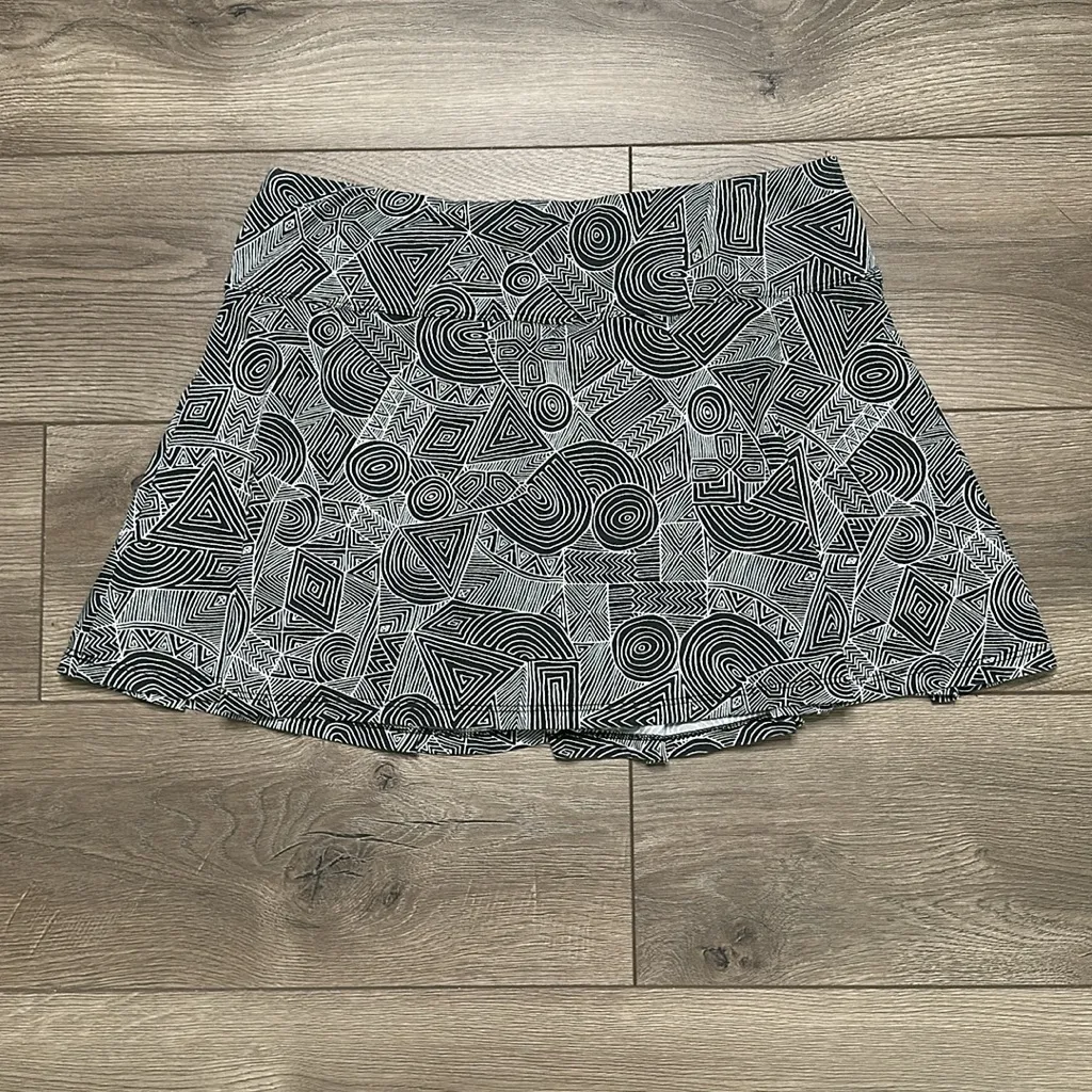 Eleven By Venus Williams Pleated Tennis Skirt Black White Size‎ Large - Image 4