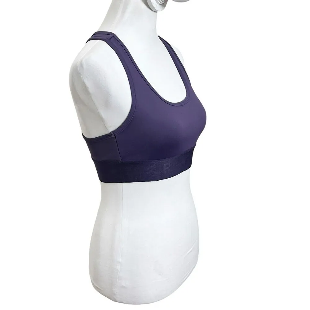 Barry’s Fit Tread Sports Bra in Nightshade Purple Spell Out Women’s Size XS - Image 5