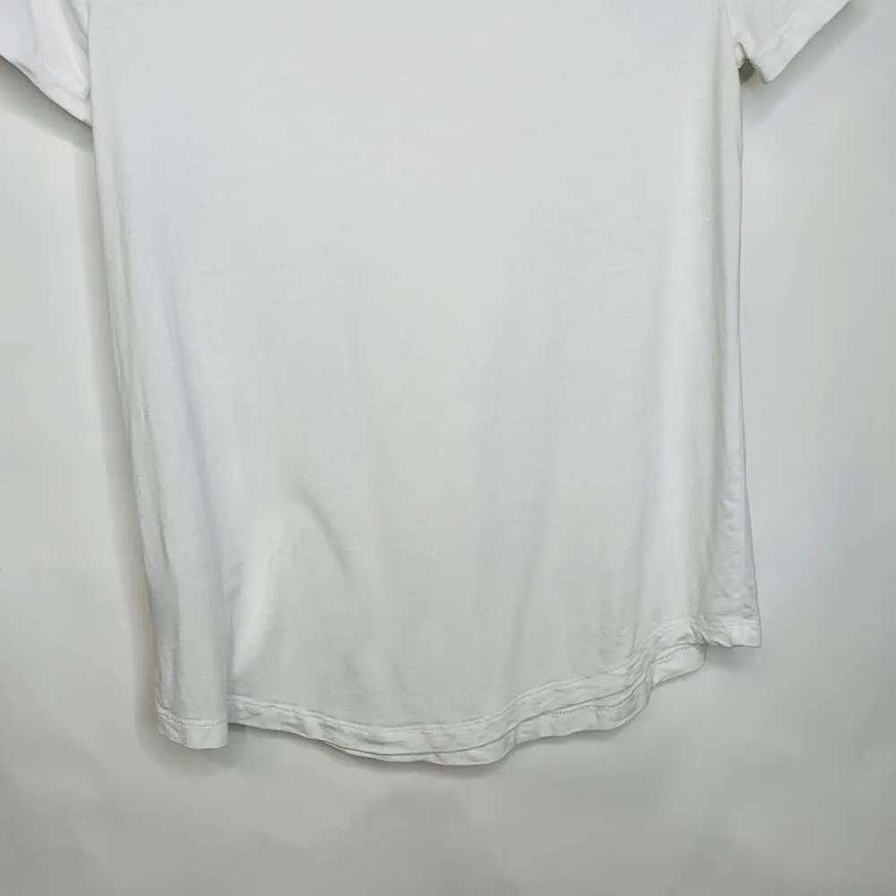 Maison Jules White T Shirt Short Sleeves Sz XS - Image 4