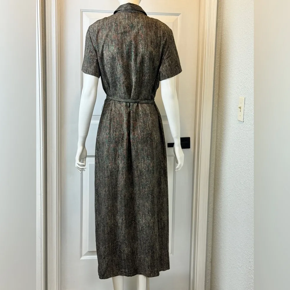 NORTON MCNAUGHTON VINTAGE BLACK/Gray  DRESS - SIZE 14 F29 - Image 2