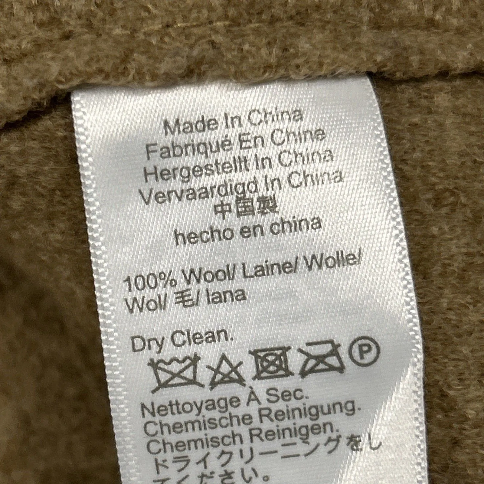 J Crew Daphne Topcoat Womens 16 Tall Italian Boiled Wool Heather Camel Long Coat Brown - Image 4