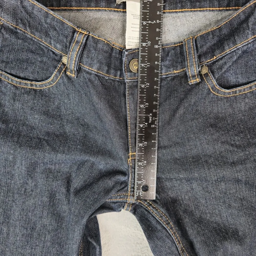 Tex By Max Azria Jeans Womens 2 Bootcut Dark Wash Blue Denim Low Rise 29x31 - Image 9