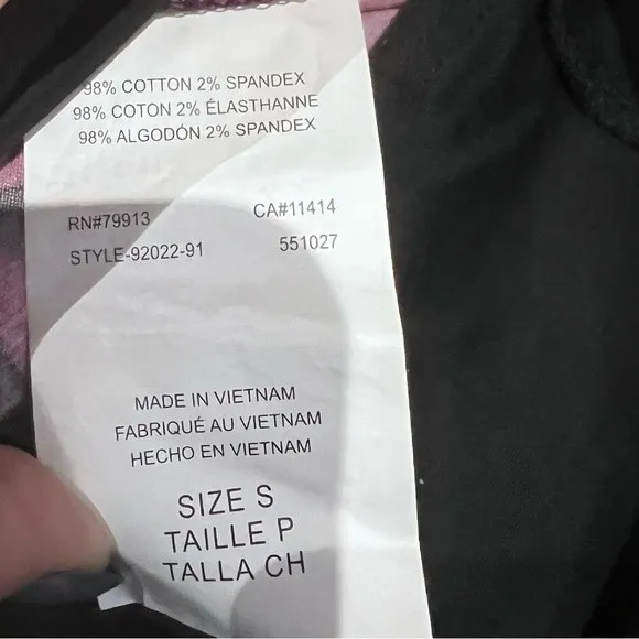 Motherhood maternity black and pink floral dress size small - Image 5