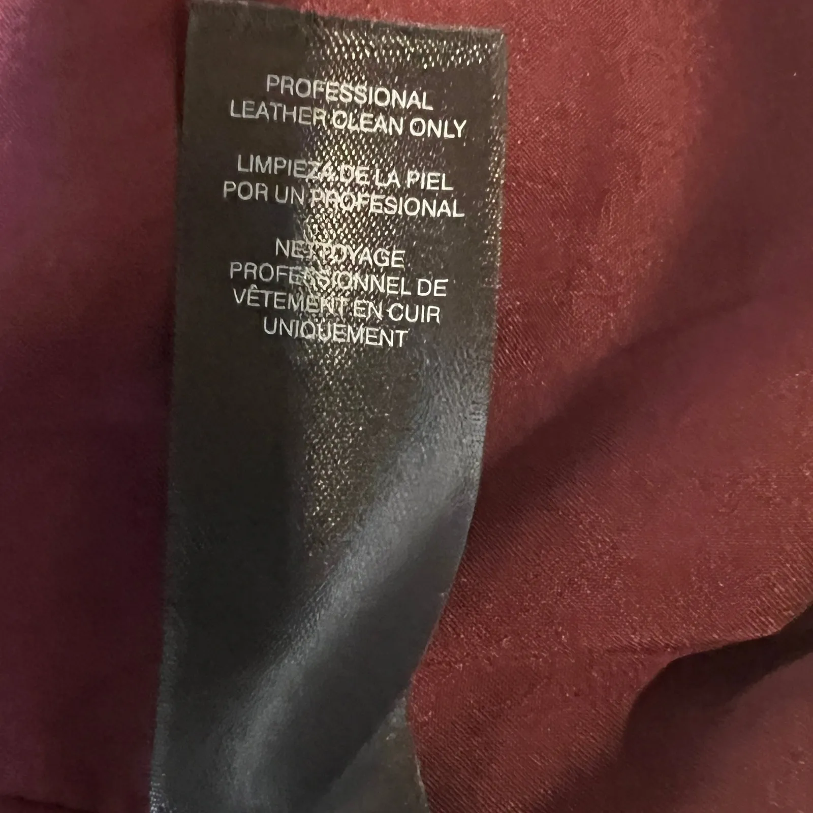 White House Black Market Genuine Suede Leather Jacket Women's L - Image 8