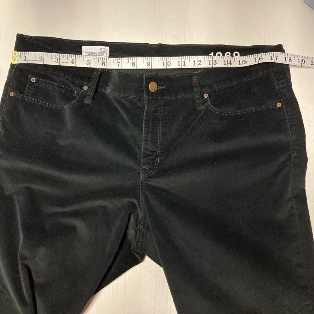 GAP 1969 women’s legging jeans, 33R, black‎ - Image 3