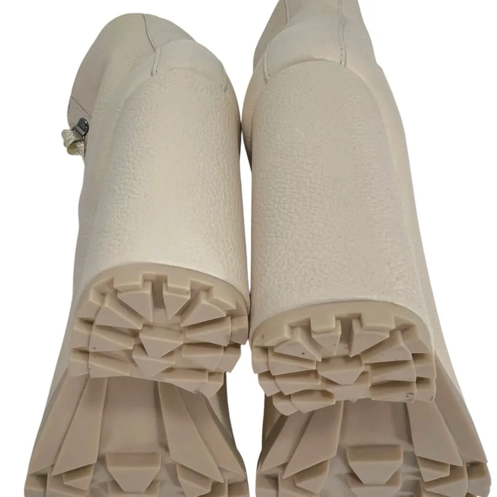 Schutz   Zhara  Lace-Up Boot in Eggshell - Image 11