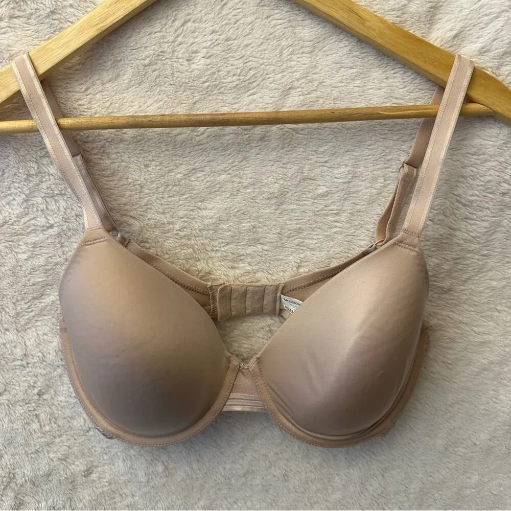 Wacoal Underwire T-Shirt Bra sz 32DD Beige Smooth Bra Wacoal 853340 - Image 5