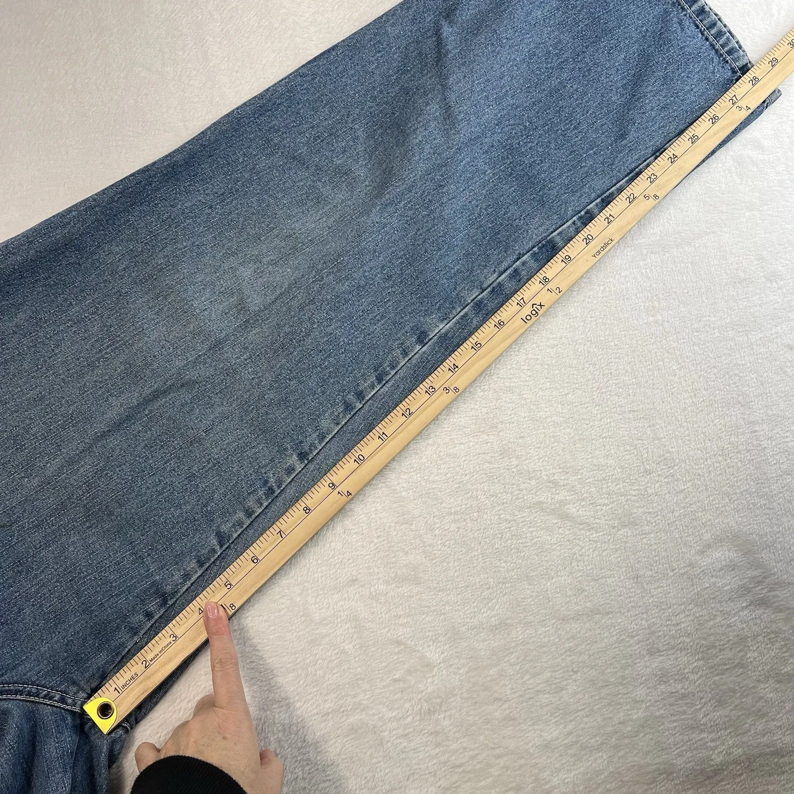 Vintage 90s 13 / 14 Carpenter Jeans Baggy Route 66 High Rise Grunge Skate - Image 10