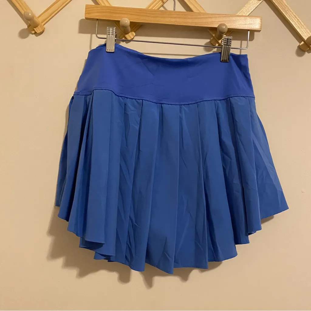 Aerie Offline Cornflower Blue Pleated Athletic Skirt size Large - Image 4