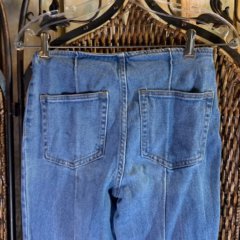 Retro Flare Corset Tie Jeans Size 3/26W - Image 4