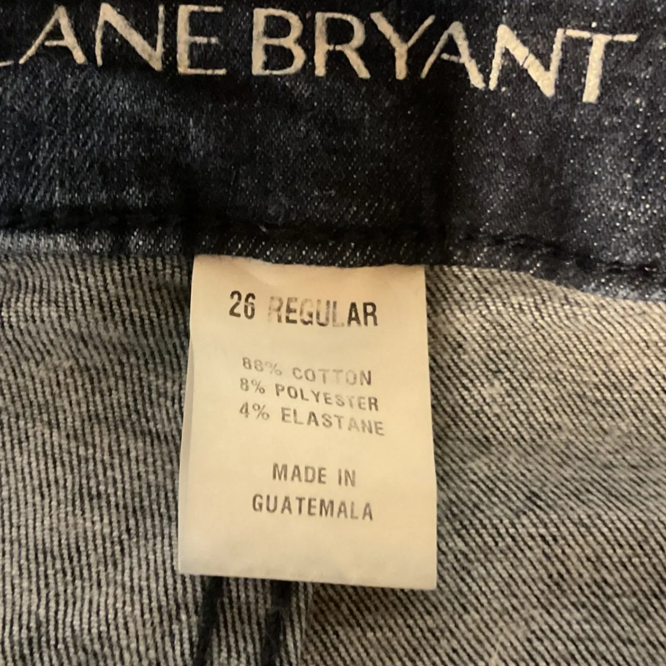 Lane Bryant Signature Fit High Rise Stretchy‎ Cut Off Skinny Denim Jeans Size 26 - Image 5