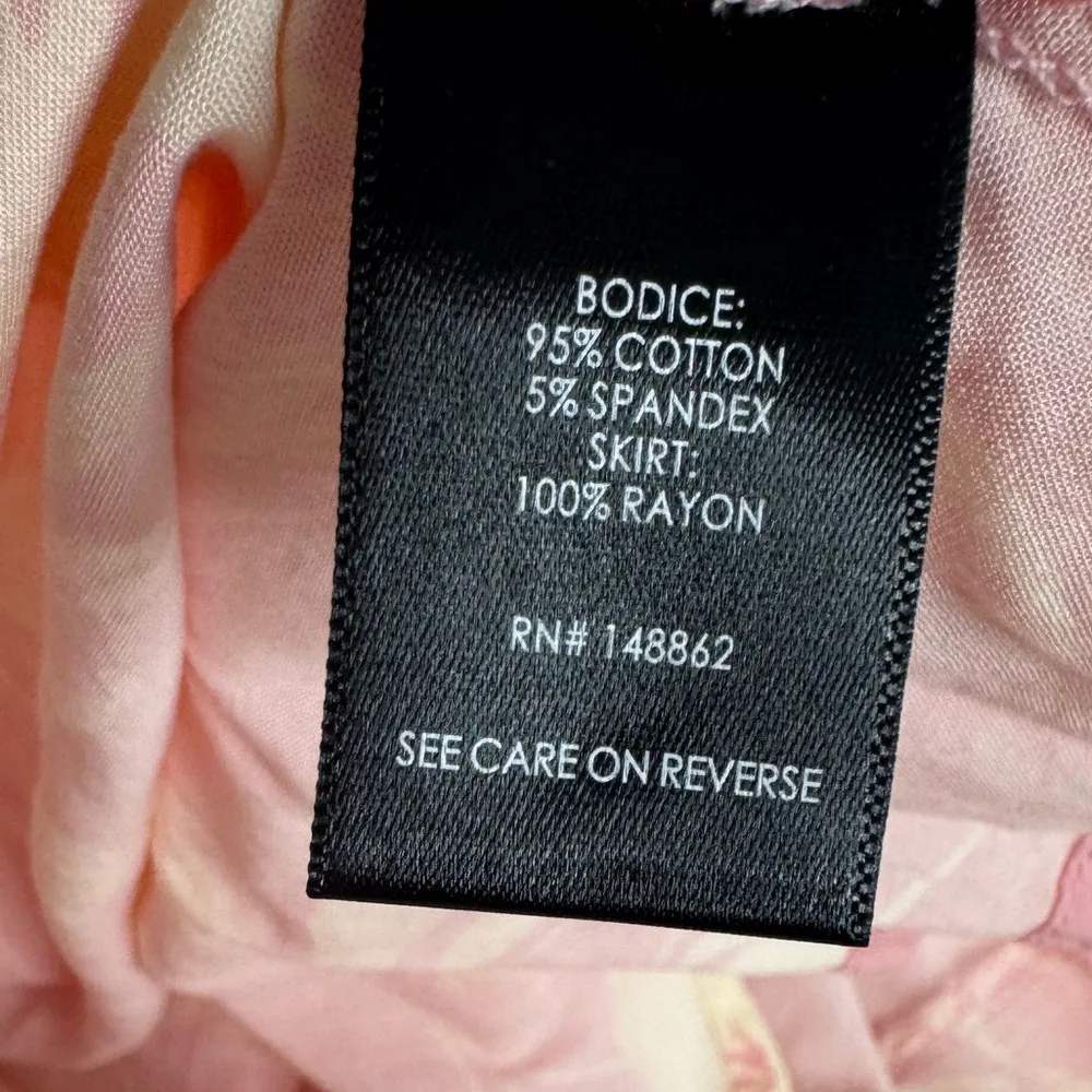 Torrid Pink Tropical Floral Midi Dress - Image 3