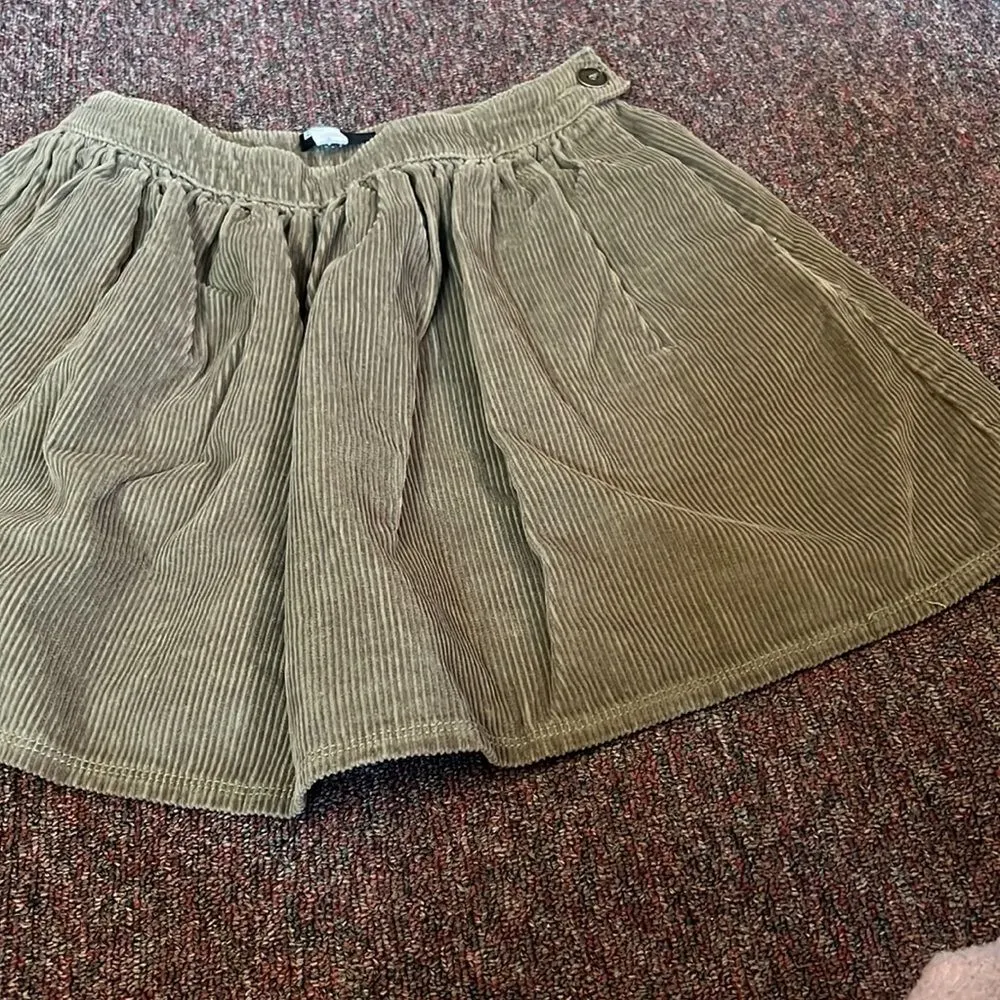 Bdg corduroy skirt green 4 - Image 4