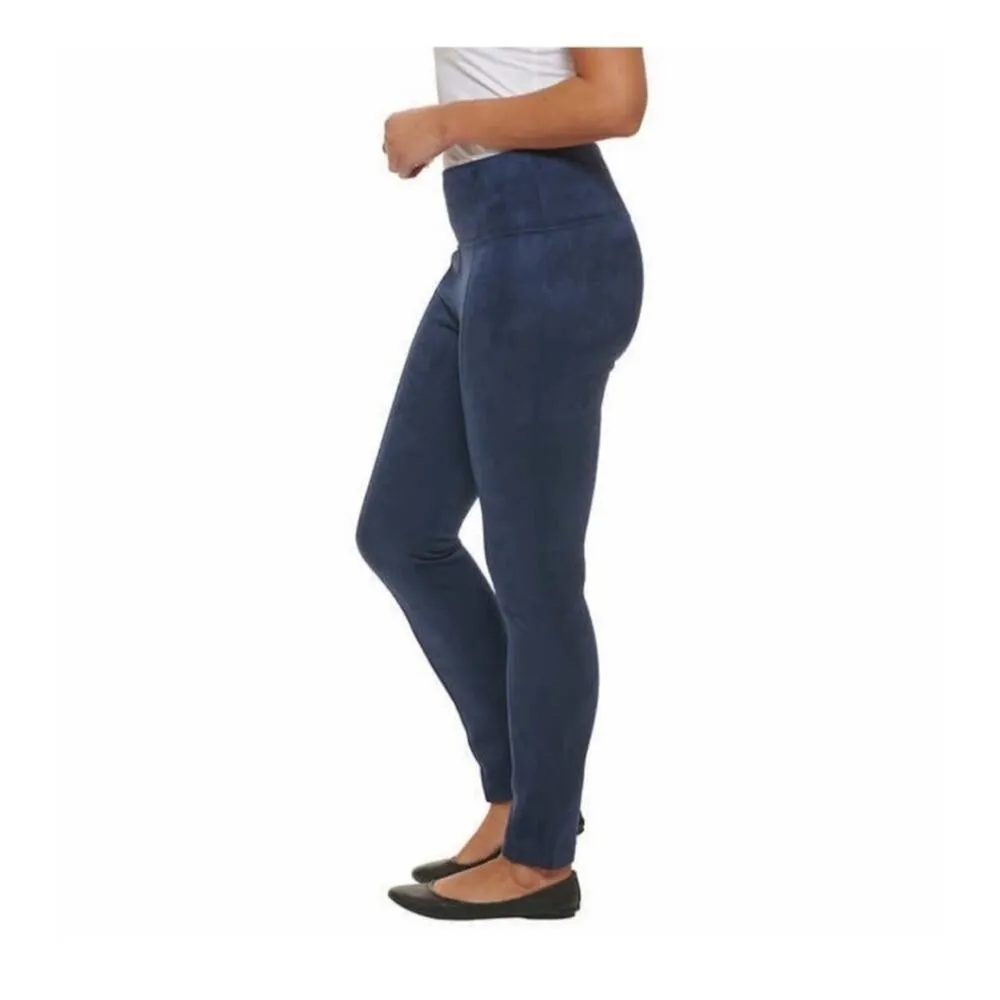 NEW Andrew Marc Faux Suede Pull On Skinny Pant Navy Blue Women's Size XL NWT NEW - Image 3