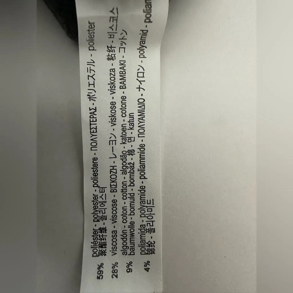 Zara W/B Navy Pinstripe Oversized Tunic Top Size Large Minimalist Scandi Blogger - Image 6