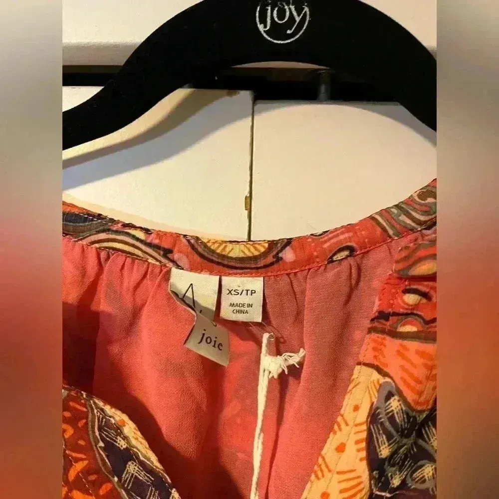 NWT Floral Swirl Blouse Casual, work, flowy, v neck, flutter sleeve D4‎ - Image 5