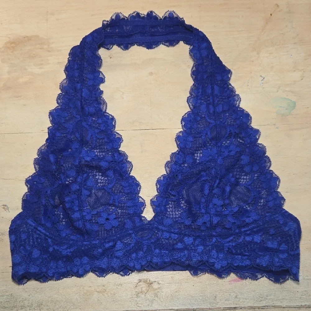 Free People Royal Lace Halter Bralette - Image 3