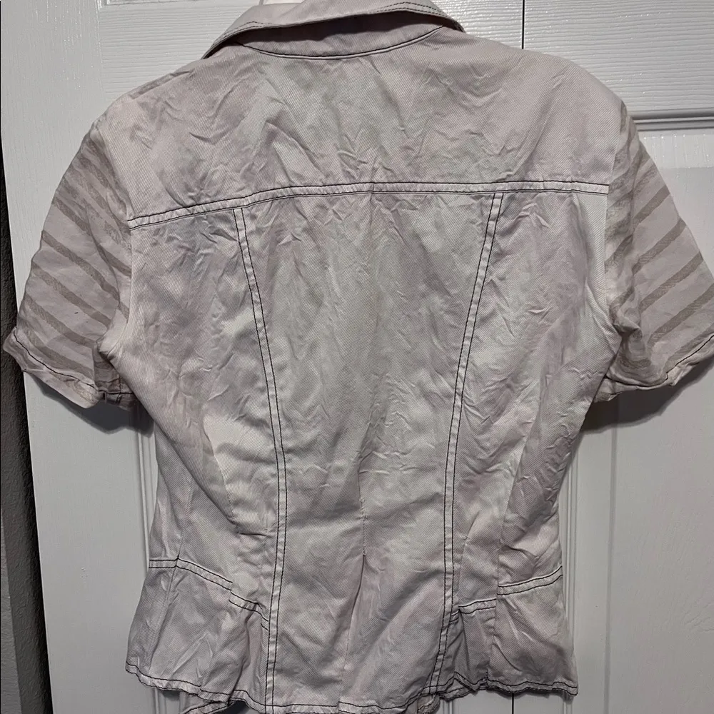 Biba short sleeve blazer size 36 - Image 3